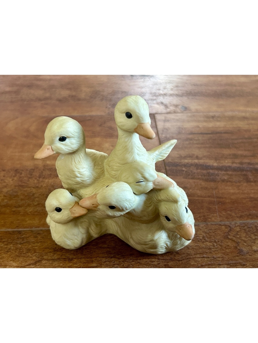 Vintage Homco 1988 Masterpiece Porcelain Ducklings Figurine Made in Mexico